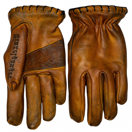 Vintage retro handmade motorcycle gloves www.einzelgangeronline.com